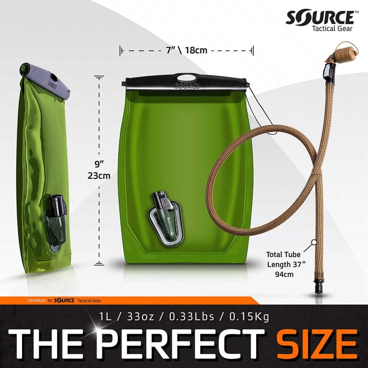  Source Tactical Kangaroo Canteen 1L Hydration Bladder