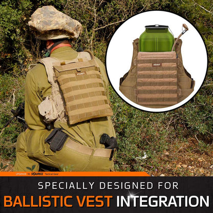  Source Tactical Razor Low Profile 3L Hydration Pouch - Coyote