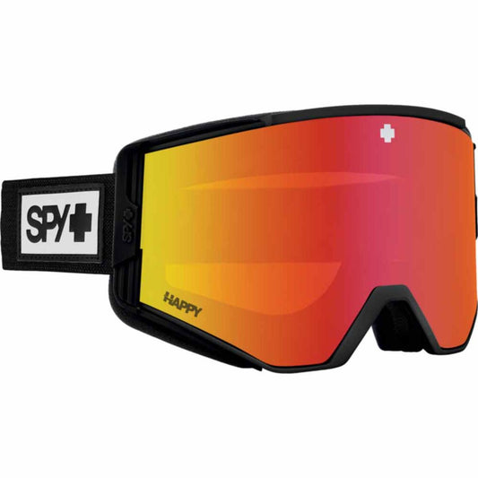  Spy Optic Ace Goggle Matte Black - Happy LL Gray Green With Red Spectra Mirror