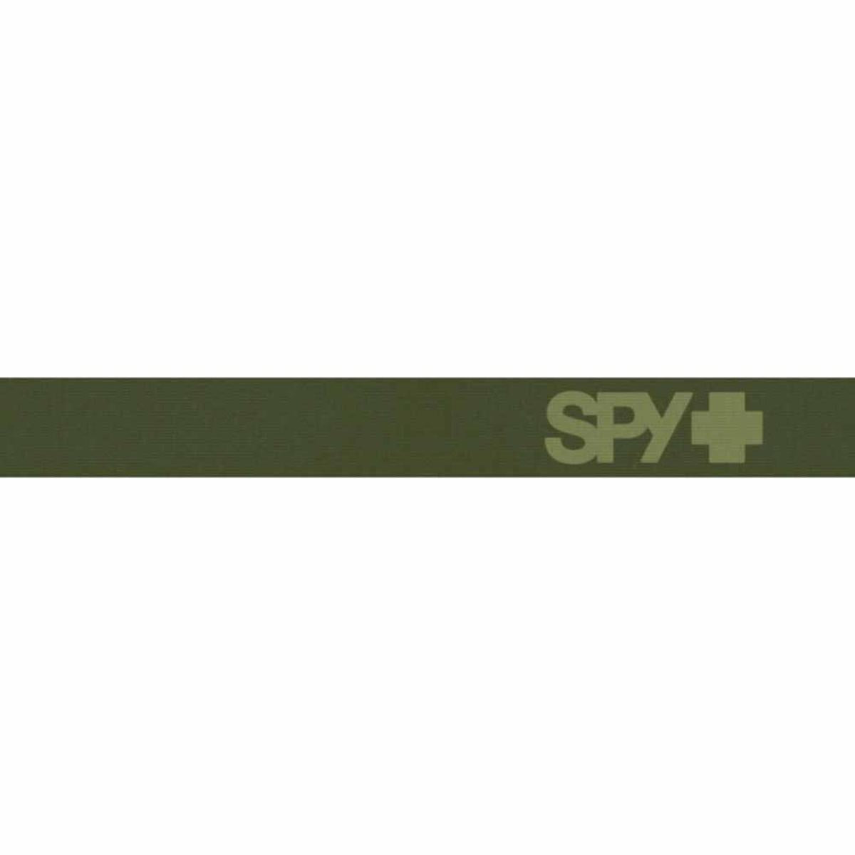  Spy Optic Ace Monochrome Goggle Matte Olive Green - Happy Bronze With Silver Spectra Mirror