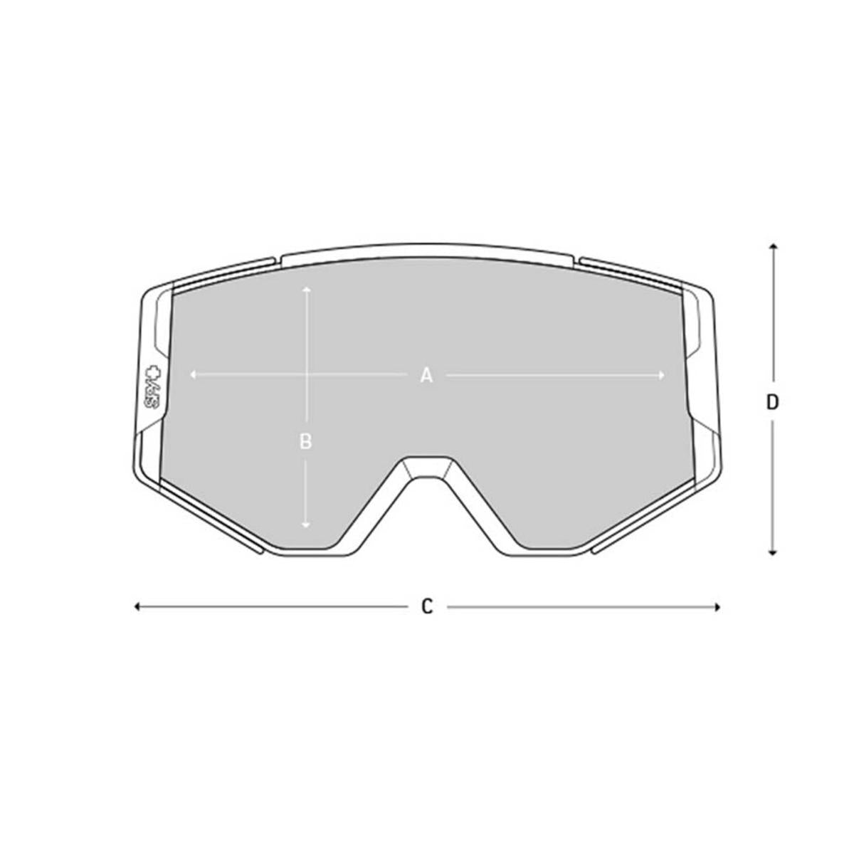  Spy Optic Ace Monochrome Goggle Matte Olive Green - Happy Bronze With Silver Spectra Mirror