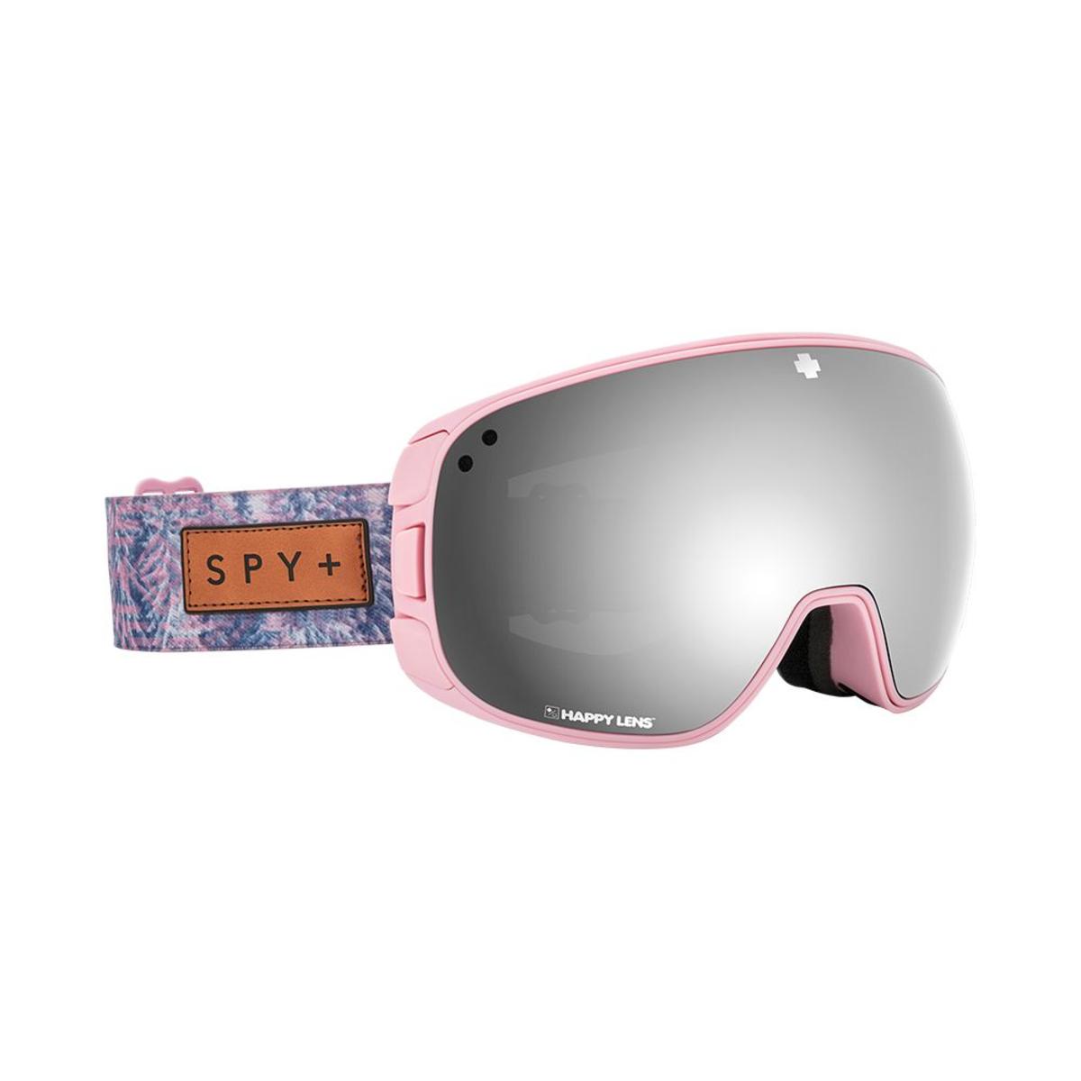  Spy Optic Bravo Snow Goggle Native Nature Pink - Happy Gray Green W/Silver Spectra + Happy Yellow W/Lucid Green