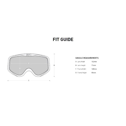  Spy Optic Cadet Snow Goggle Dirty Dog - HD Bronze W/Silver Spectra Mirror