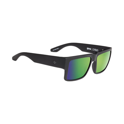  Spy Optic Cyrus Matte Black - Happy Bronze Polar With Green Spectra