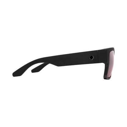  Spy Optic Cyrus Matte Black Smoke Tort Fade - Happy Rose With Silver Spectra Mirror