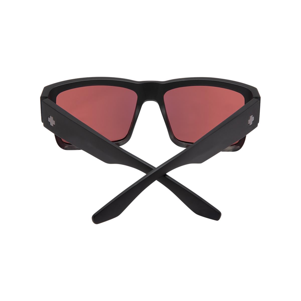  Spy Optic Cyrus Matte Black Smoke Tort Fade - Happy Rose With Silver Spectra Mirror