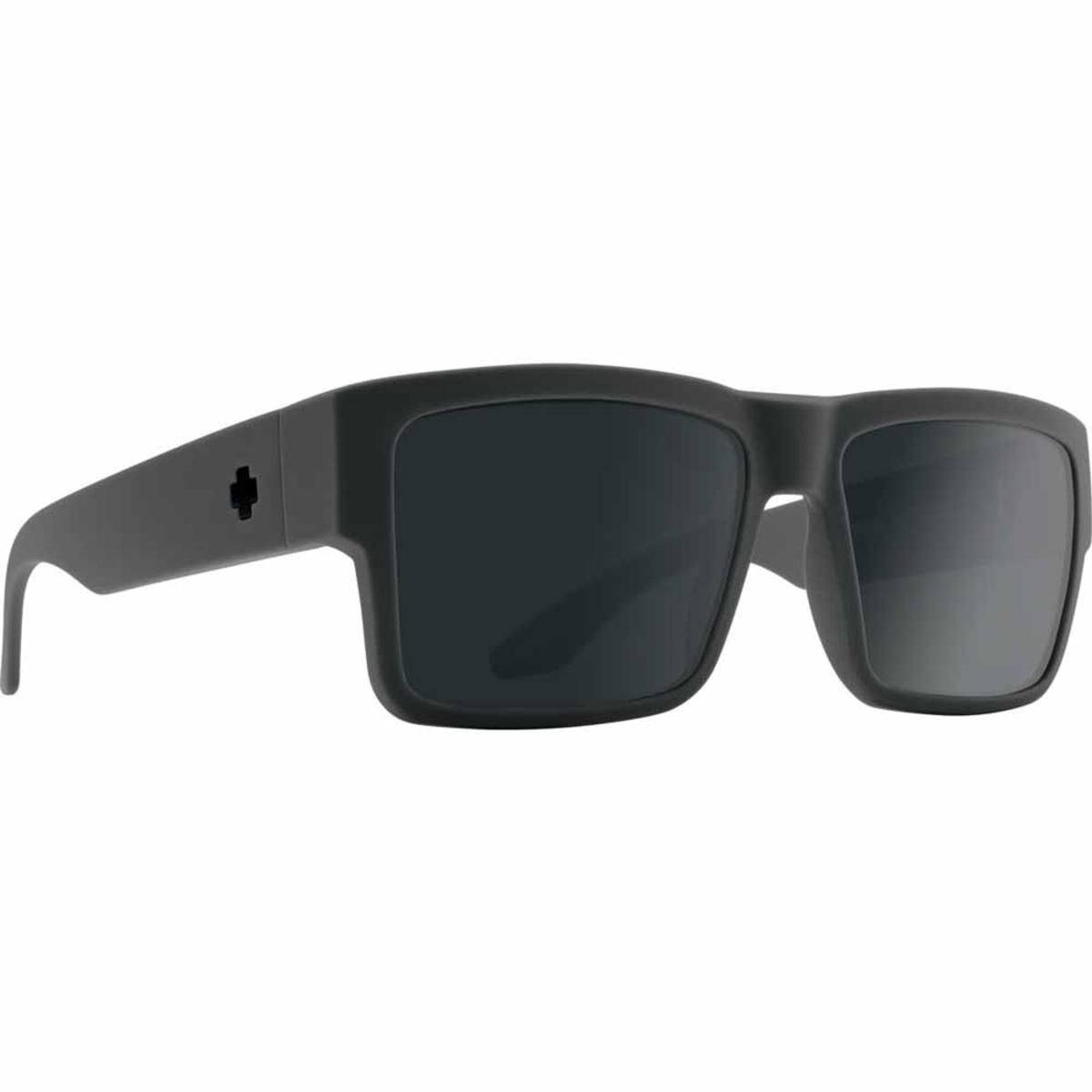  Spy Optic Cyrus Soft Matte Dark Gray - Happy Gray Green Polar With Black Spectra Mirror