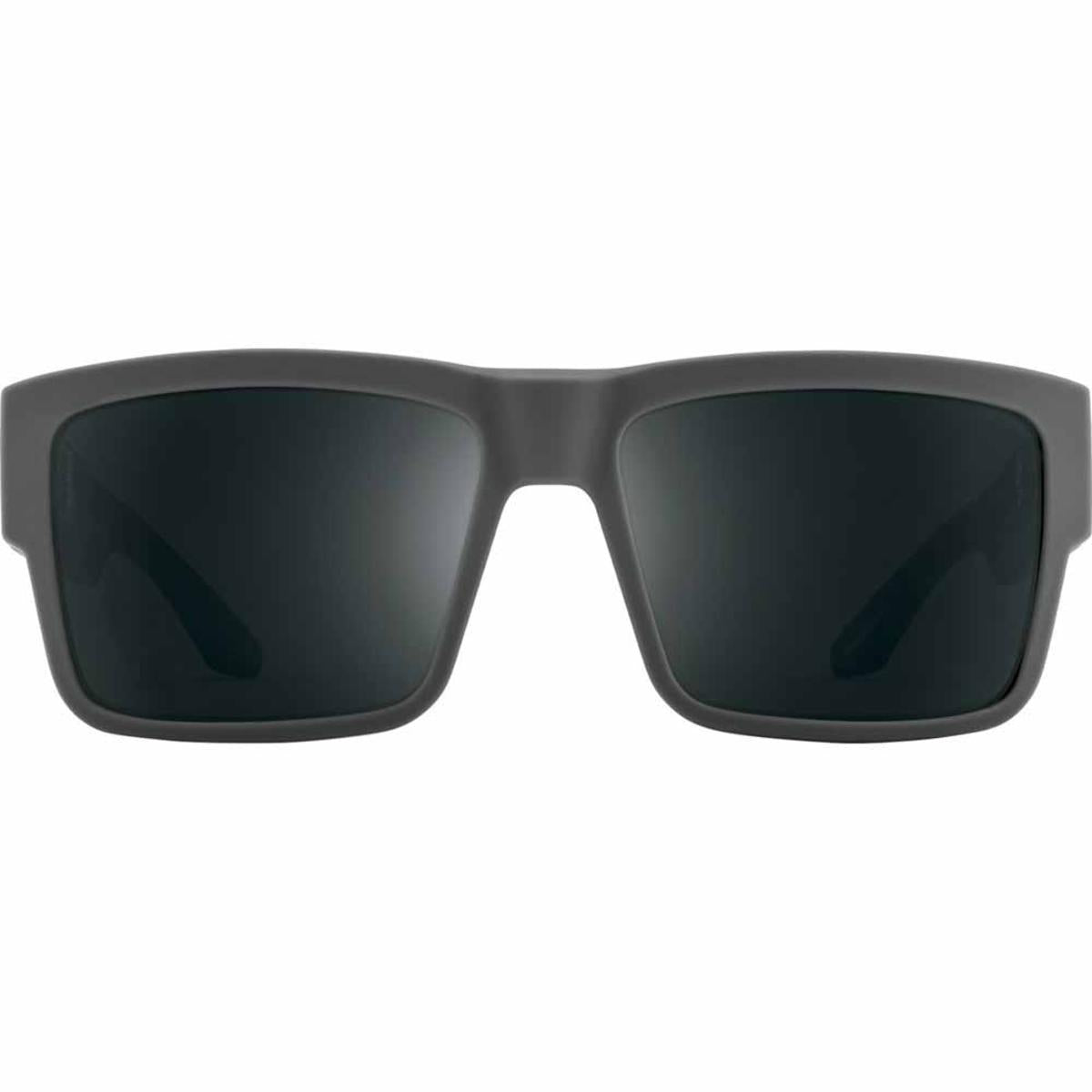  Spy Optic Cyrus Soft Matte Dark Gray - Happy Gray Green Polar With Black Spectra Mirror