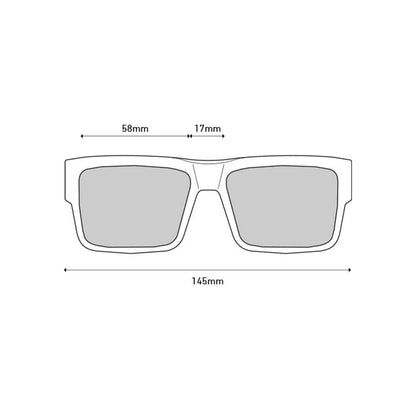  Spy Optic Cyrus Soft Matte Dark Gray - Happy Gray Green Polar With Black Spectra Mirror