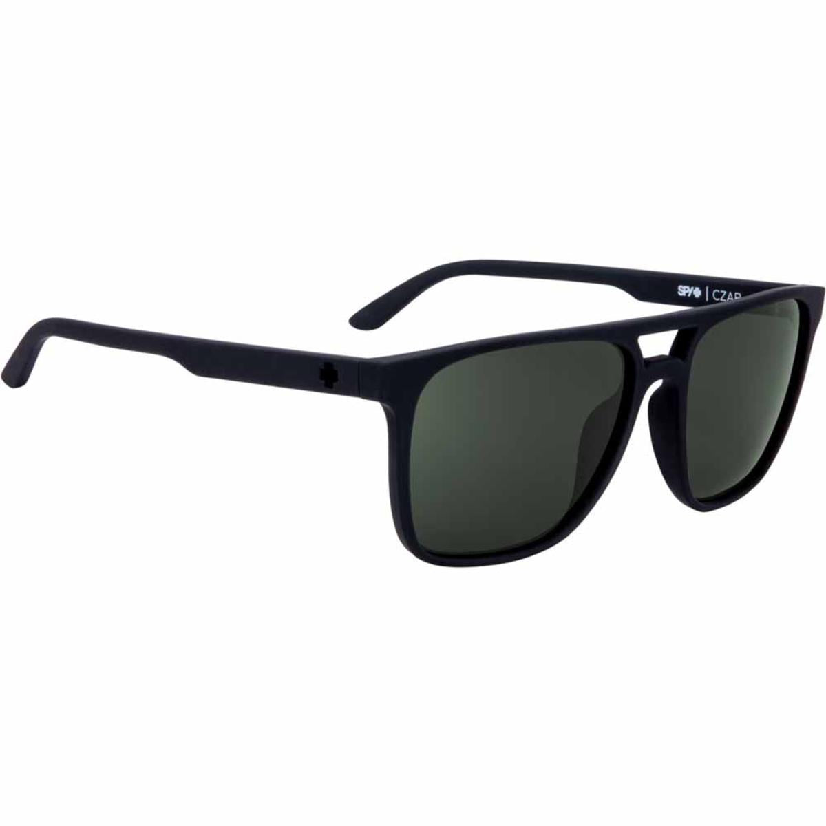  Spy Optic Czar Soft Matte Black - Happy Gray Green Polar