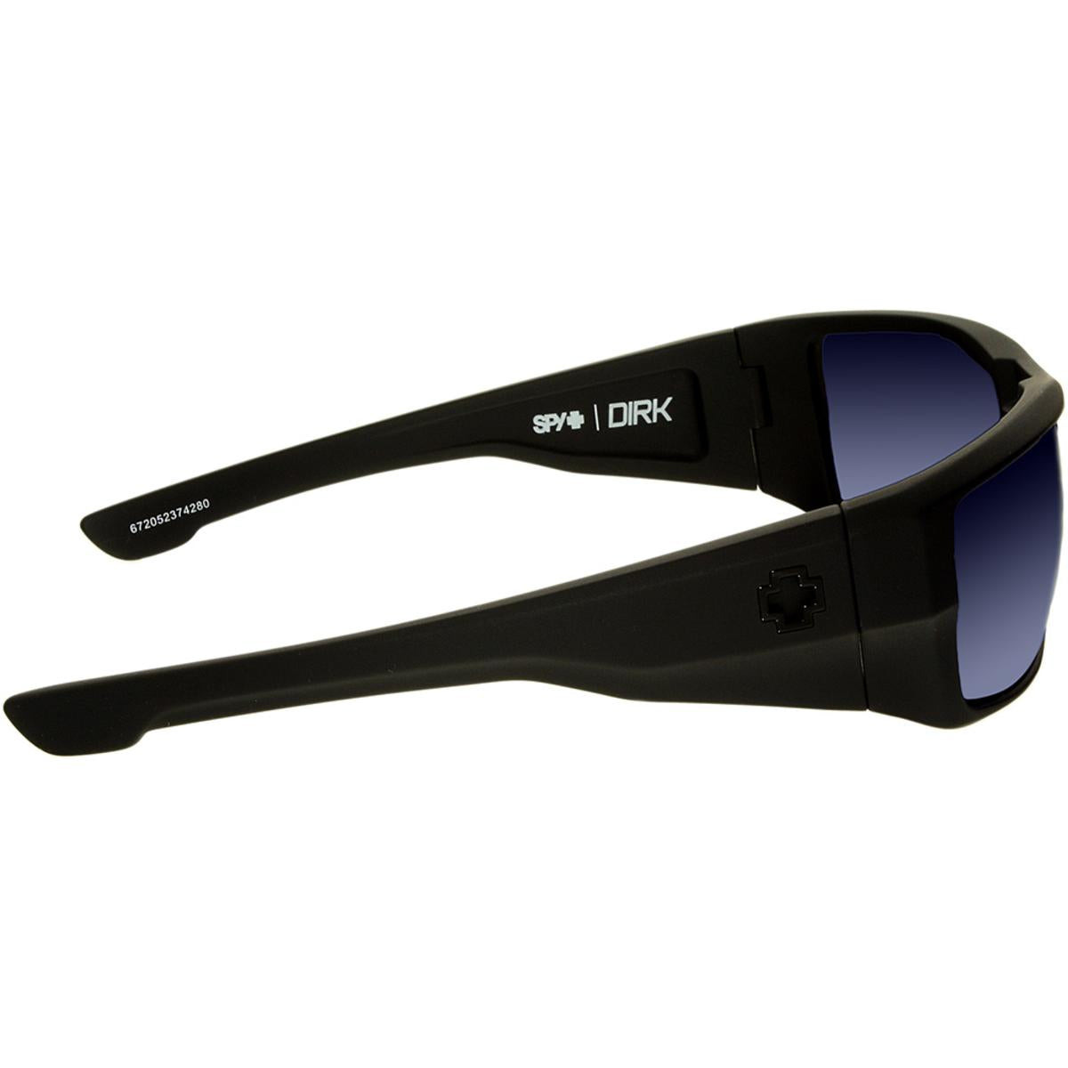  Spy Optic Dirk Matte Black - HD Plus Bronze Polar With Blue Spectra Mirror