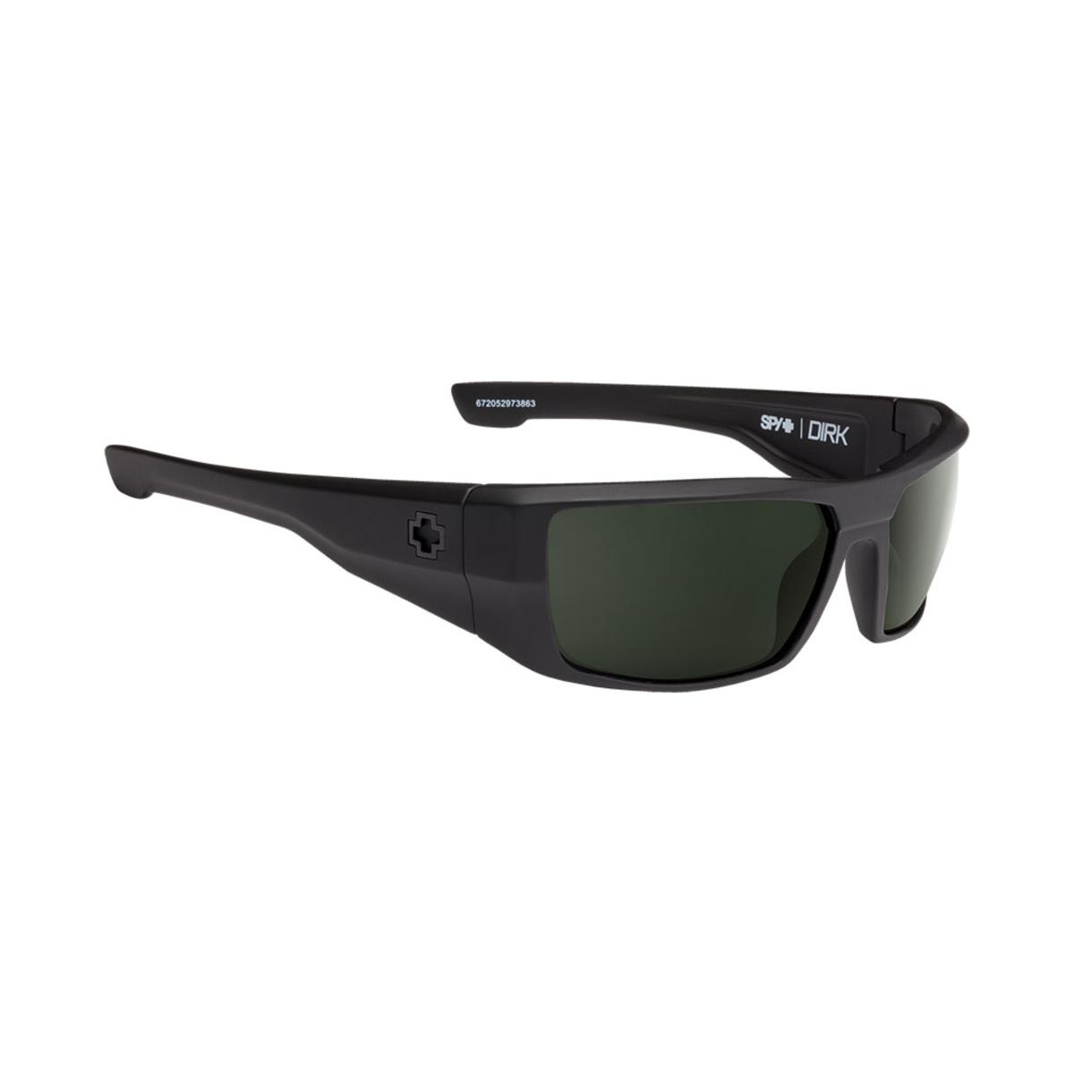  Spy Optic Dirk Soft Matte Black - Happy Gray Green Polar