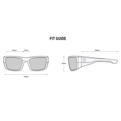  Spy Optic Dirk Soft Matte Black - HD Plus Gray Green