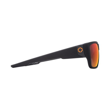  Spy Optic Dirty Mo 2 SPY + Dale Jr Matte Black - HD Plus Gray Green With Orange Spectra Mirror