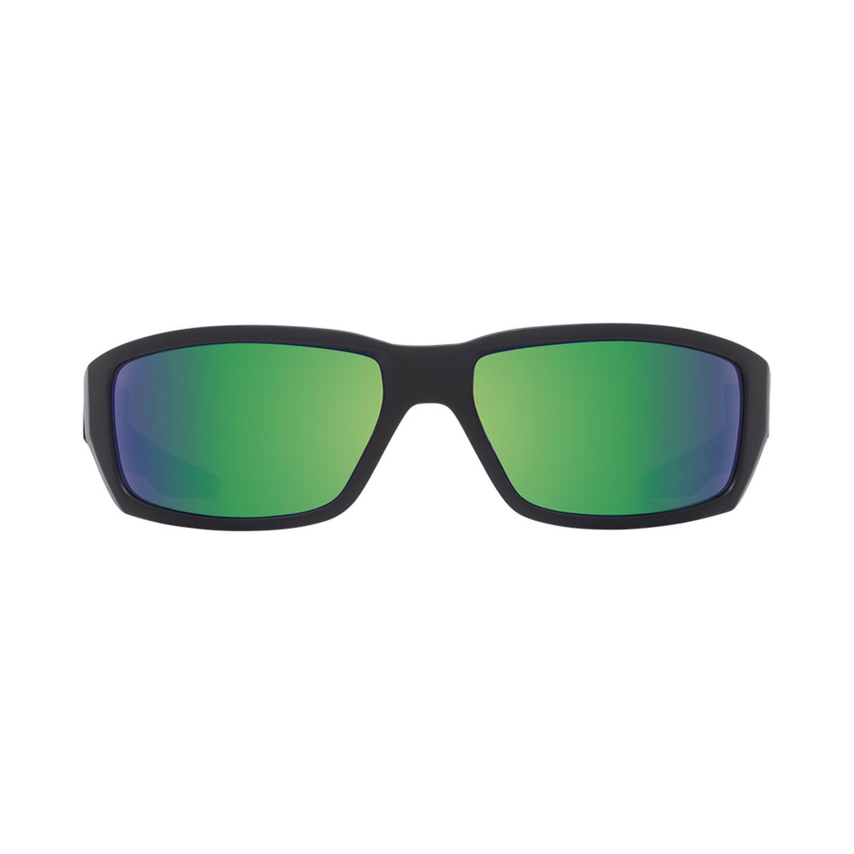  Spy Optic Dirty Mo Matte Black - HD Plus Bronze Polar With Green Spectra Mirror