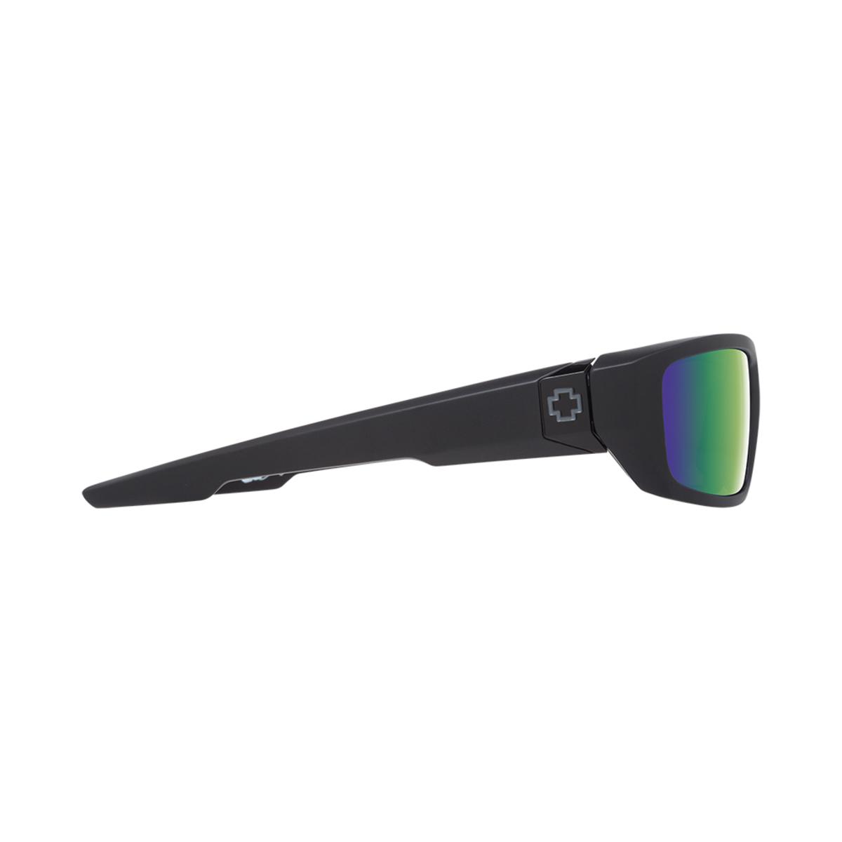  Spy Optic Dirty Mo Matte Black - HD Plus Bronze Polar With Green Spectra Mirror