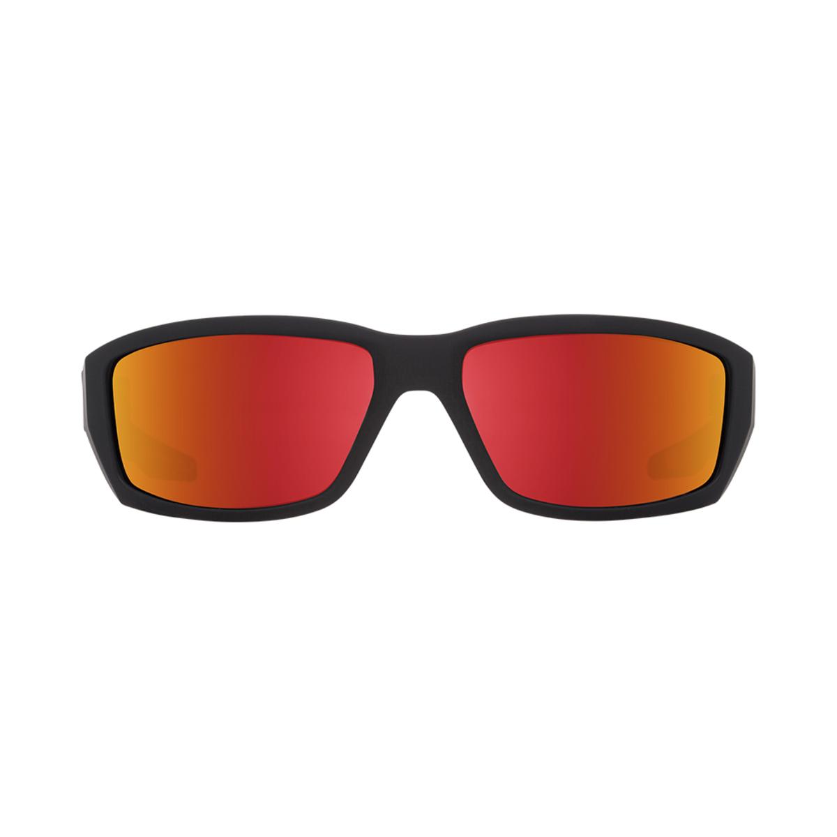  Spy Optic Dirty Mo Soft Matte Black - HD Plus Rose With Red Spectra Mirror