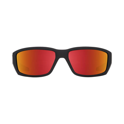  Spy Optic Dirty Mo Soft Matte Black - HD Plus Rose With Red Spectra Mirror