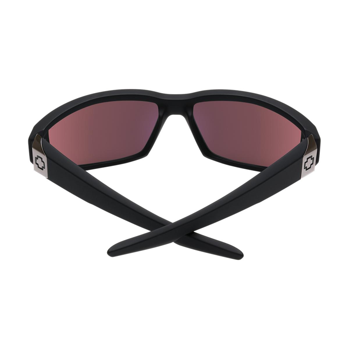  Spy Optic Dirty Mo Soft Matte Black - HD Plus Rose With Red Spectra Mirror