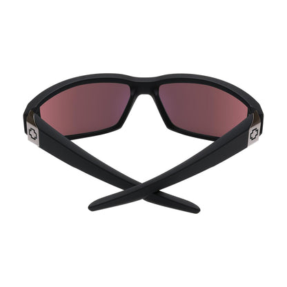  Spy Optic Dirty Mo Soft Matte Black - HD Plus Rose With Red Spectra Mirror