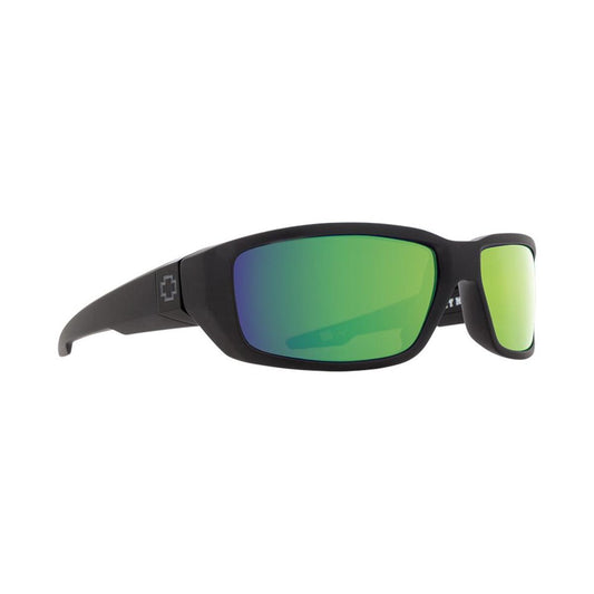  Spy Optic Dirty Mo Matte Black - HD Plus Bronze Polar With Green Spectra Mirror