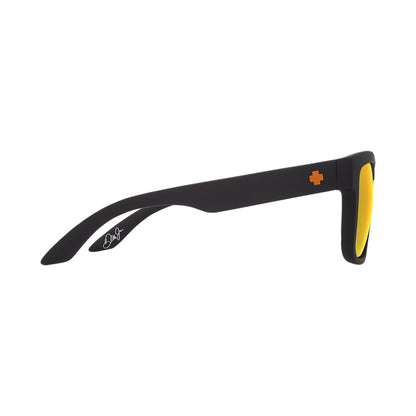  Spy Optic Discord Dale Jr Matte Black - HD Plus Gray Green With Orange Spectra Mirror