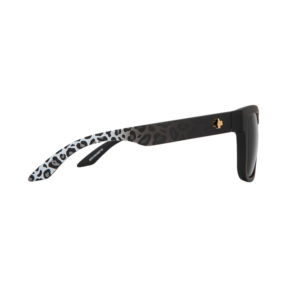  Spy Optic Discord Matte Black Leopard Fade - HD Plus Gray Green With Silver Light Spectra Mirror