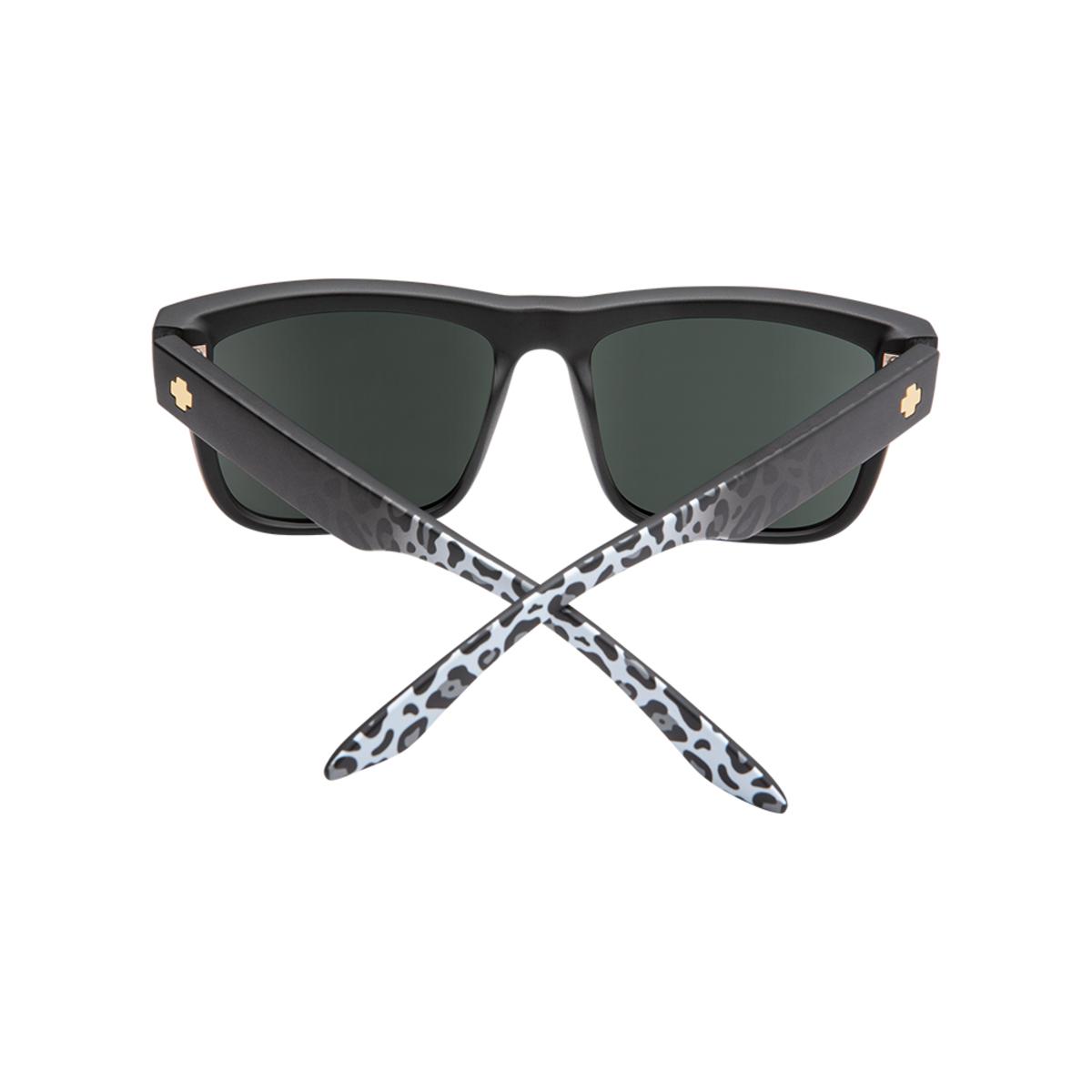  Spy Optic Discord Matte Black Leopard Fade - HD Plus Gray Green With Silver Light Spectra Mirror