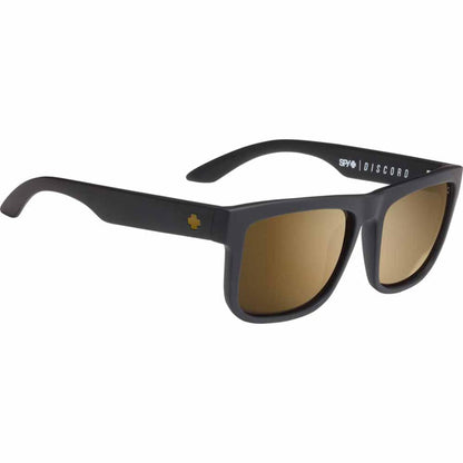  Spy Optic Discord Soft Matte Black - Happy Boost Polar Black Mirror