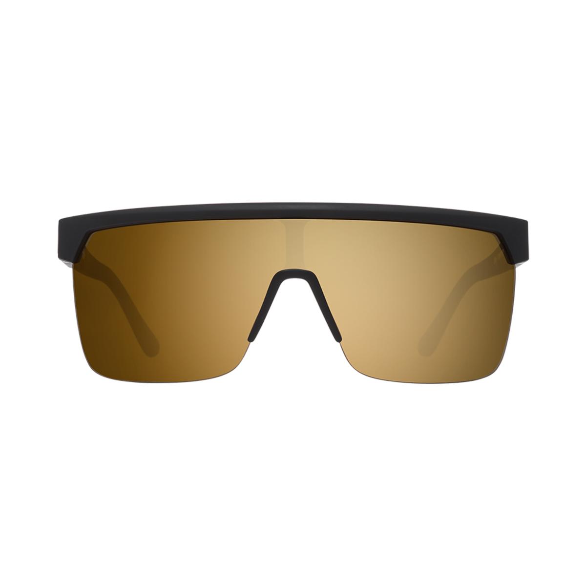  Spy Optic Flynn 5050 25 Anniv Matte Black Gold - HD Plus Bronze With Gold Spectra Mirror