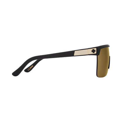  Spy Optic Flynn 5050 25 Anniv Matte Black Gold - HD Plus Bronze With Gold Spectra Mirror