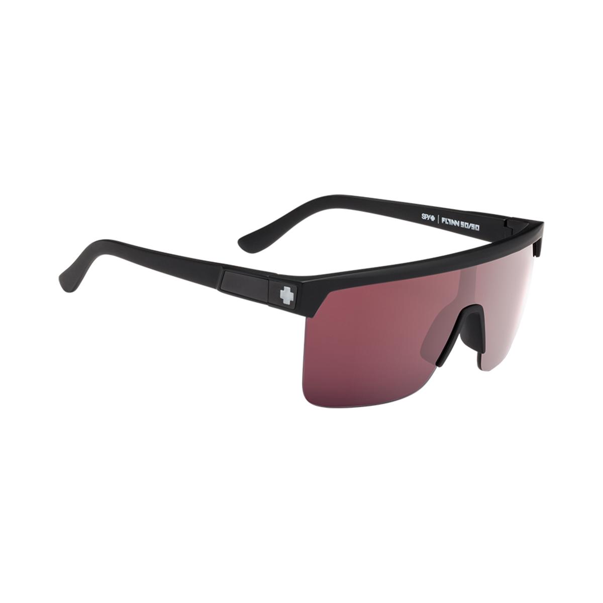  Spy Optic Flynn 5050 Matte Black - HD Plus Rose With Silver Spectra Mirror