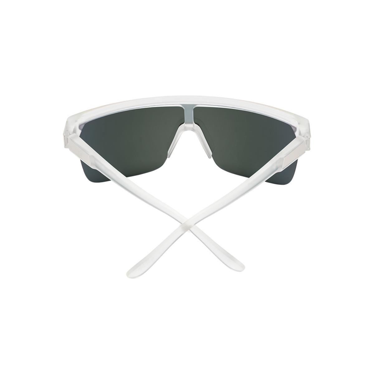  Spy Optic Flynn 5050 Matte Crystal - HD Plus Gray Green With Red Spectra Mirror