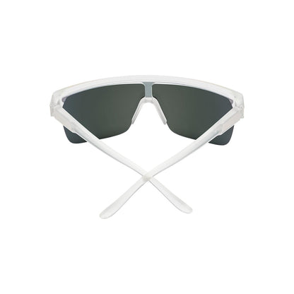  Spy Optic Flynn 5050 Matte Crystal - HD Plus Gray Green With Red Spectra Mirror