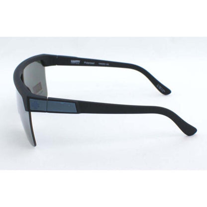  Spy Optic Flynn 5050 Soft Matte Black - Happy Gray Green Polar With Silver Spectra Mirror