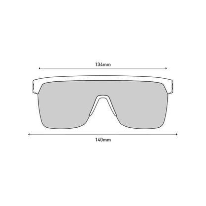  Spy Optic Flynn 5050 Soft Matte Black - Happy Gray Green Polar With Silver Spectra Mirror