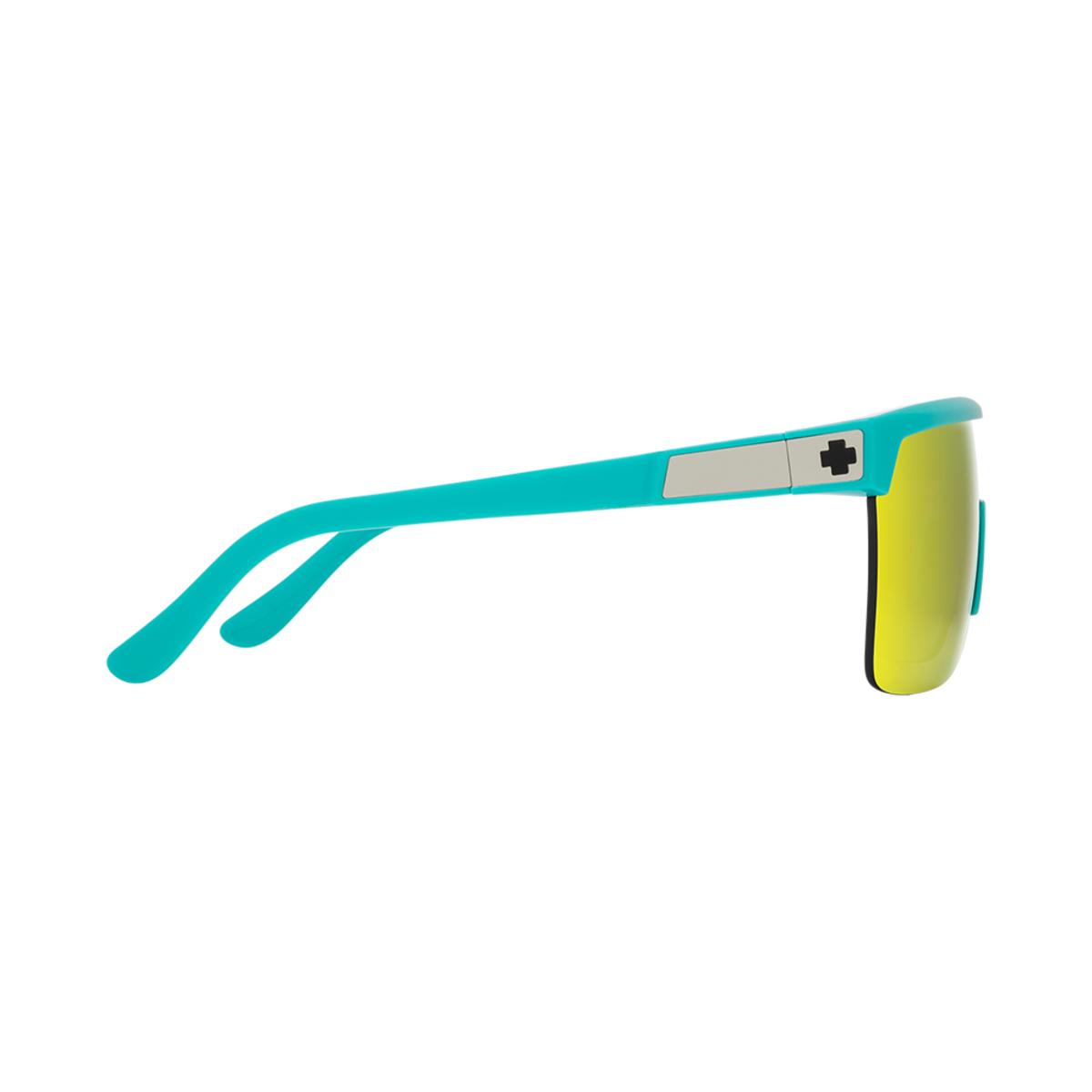  Spy Optic Flynn 5050 Teal - HD Plus Gray Green With Pink Spectra Mirror