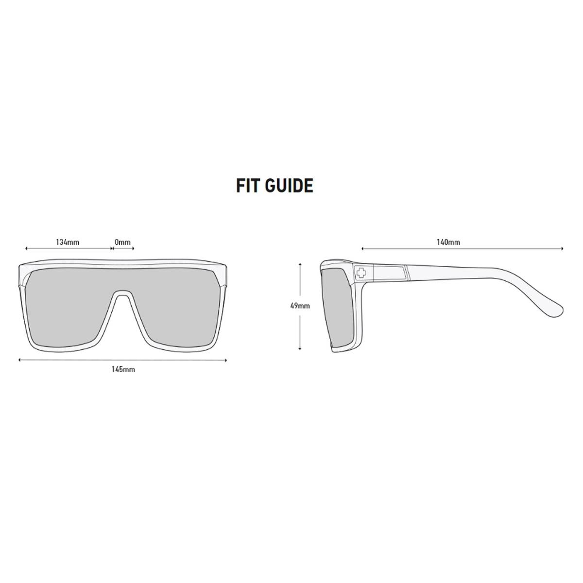  Spy Optic Flynn Black/Matte Black - Happy Gray Green