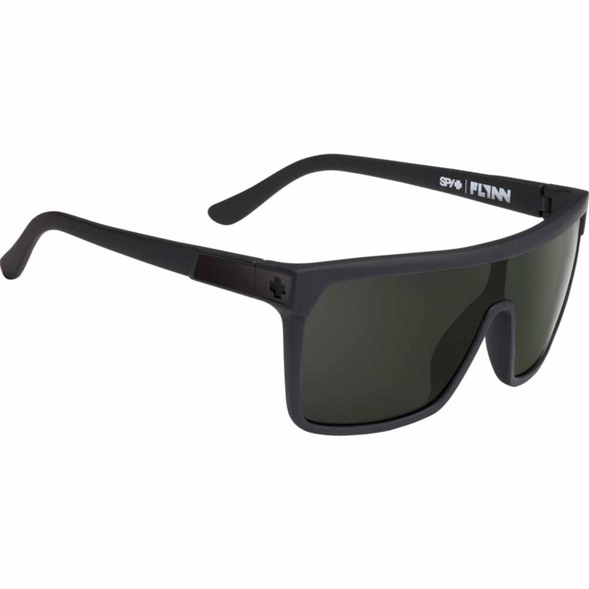  Spy Optic Flynn Soft Matte Black - Happy Boost Polar Black Mirror