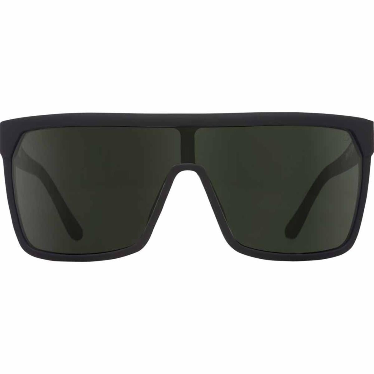  Spy Optic Flynn Soft Matte Black - Happy Gray Green Polar With Silver Spectra Mirror
