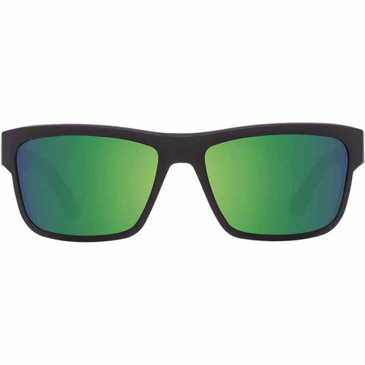  Spy Optic Frazier Soft Matte Black - Happy Bronze Polar With Green Spectra Mirror