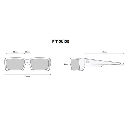  Spy Optic General SOSI Black ANSI RX - HD Plus Gray Green Polar