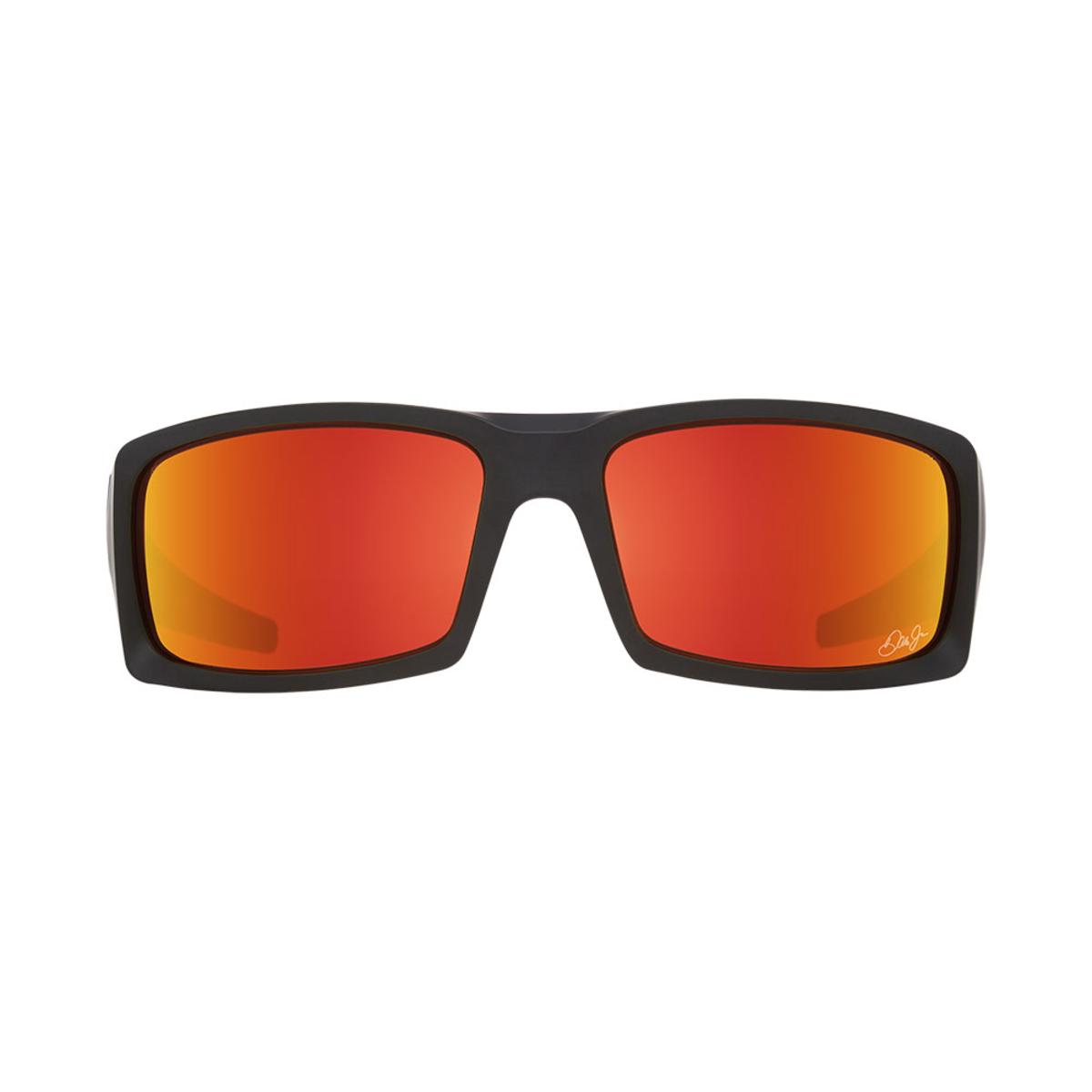  Spy Optic General SPY + Dale Jr Matte Black - HD Plus Gray Green With Orange Spectra Mirror