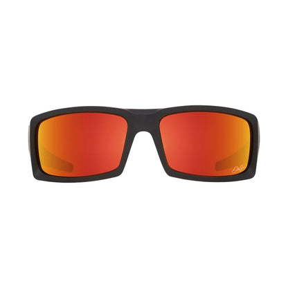  Spy Optic General SPY + Dale Jr Matte Black - HD Plus Gray Green With Orange Spectra Mirror