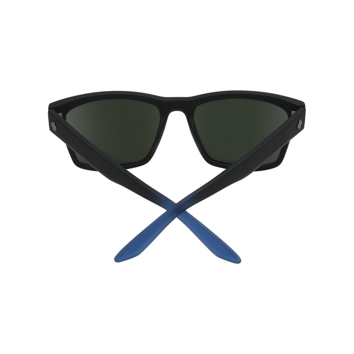  Spy Optic Haight 2 Soft Matte Black/Blue Fade - HD Plus Gray Green With Dark Blue Light Spectra Mirror