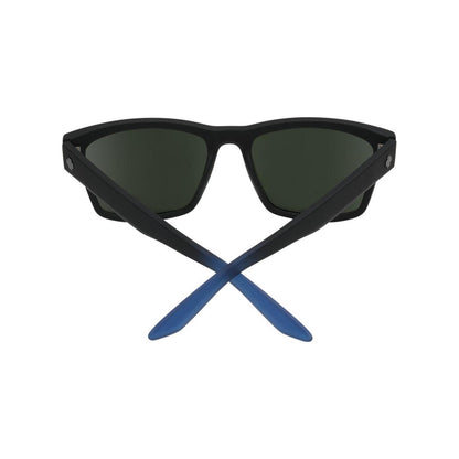  Spy Optic Haight 2 Soft Matte Black/Blue Fade - HD Plus Gray Green With Dark Blue Light Spectra Mirror