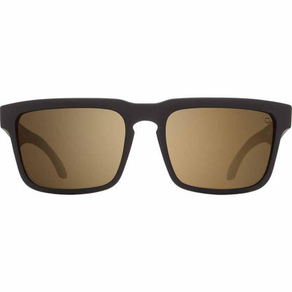  Spy Optic Helm Af Soft Matte Black - Happy Bronze With Gold Spectra Mirror