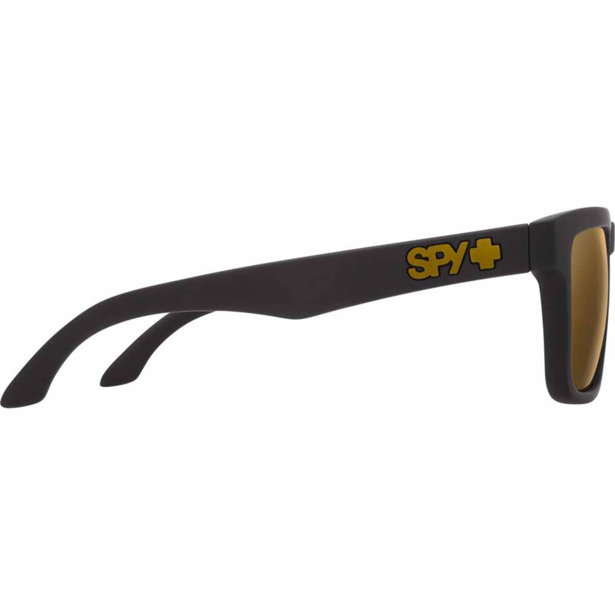  Spy Optic Helm Af Soft Matte Black - Happy Bronze With Gold Spectra Mirror