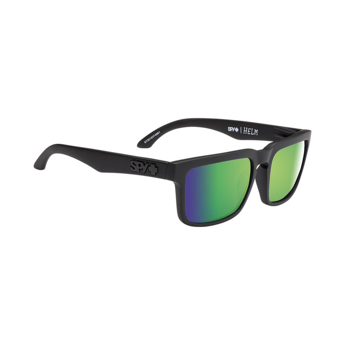  Spy Optic Helm Matte Black - Happy Bronze Polar With Green Spectra
