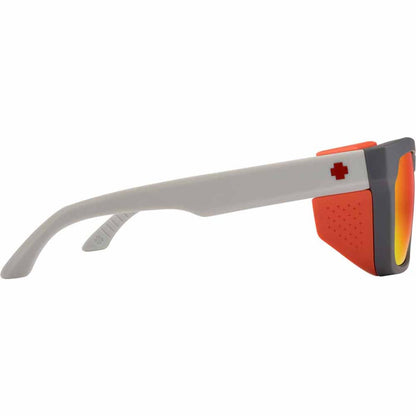  Spy Optic Helm Tech Dark Gray Tan - Happy Gray Green Red Spectra Mirror